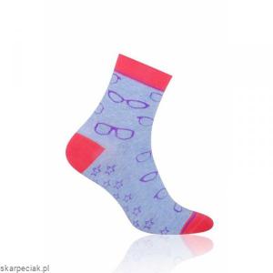 Skarpety damskie MORE CASUAL okulary
